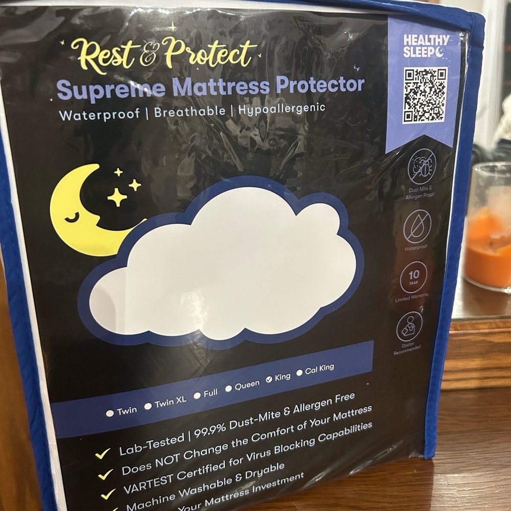 Supreme Mattress Protector - White
